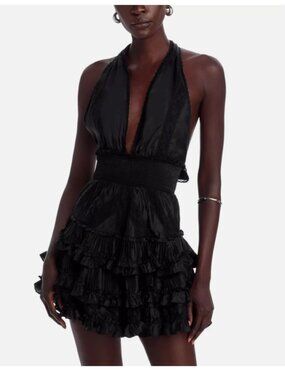 LoveShackFancy Quintelle Ruffle Mini Dress